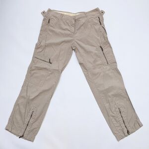 Barbara Bui Initials Jeans Light Brown Cargo Pants, Women's Size 6/Fr 38